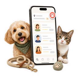 Sunny app with pet sitter profiles